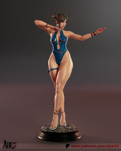 Chun-Li SF6 Skin 4 Statue