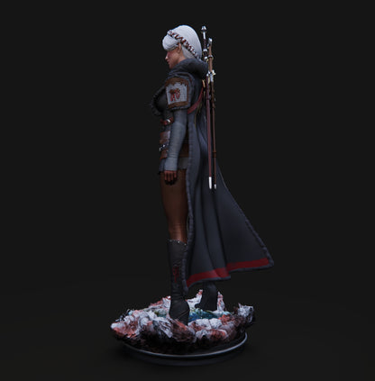 Ciri Statue 3D-Printed Kit
