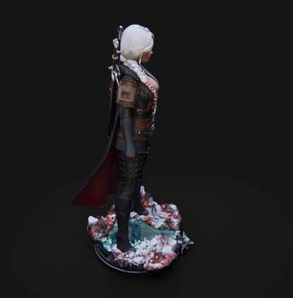 Ciri Statue 3D-Printed Kit