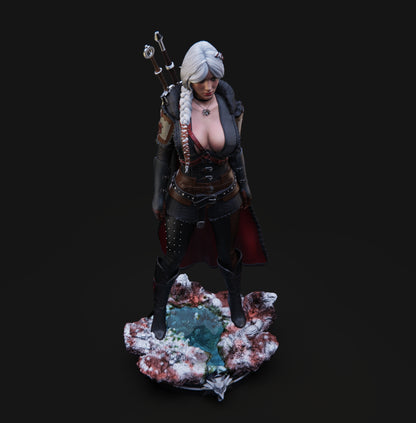 Ciri Statue 3D-Printed Kit