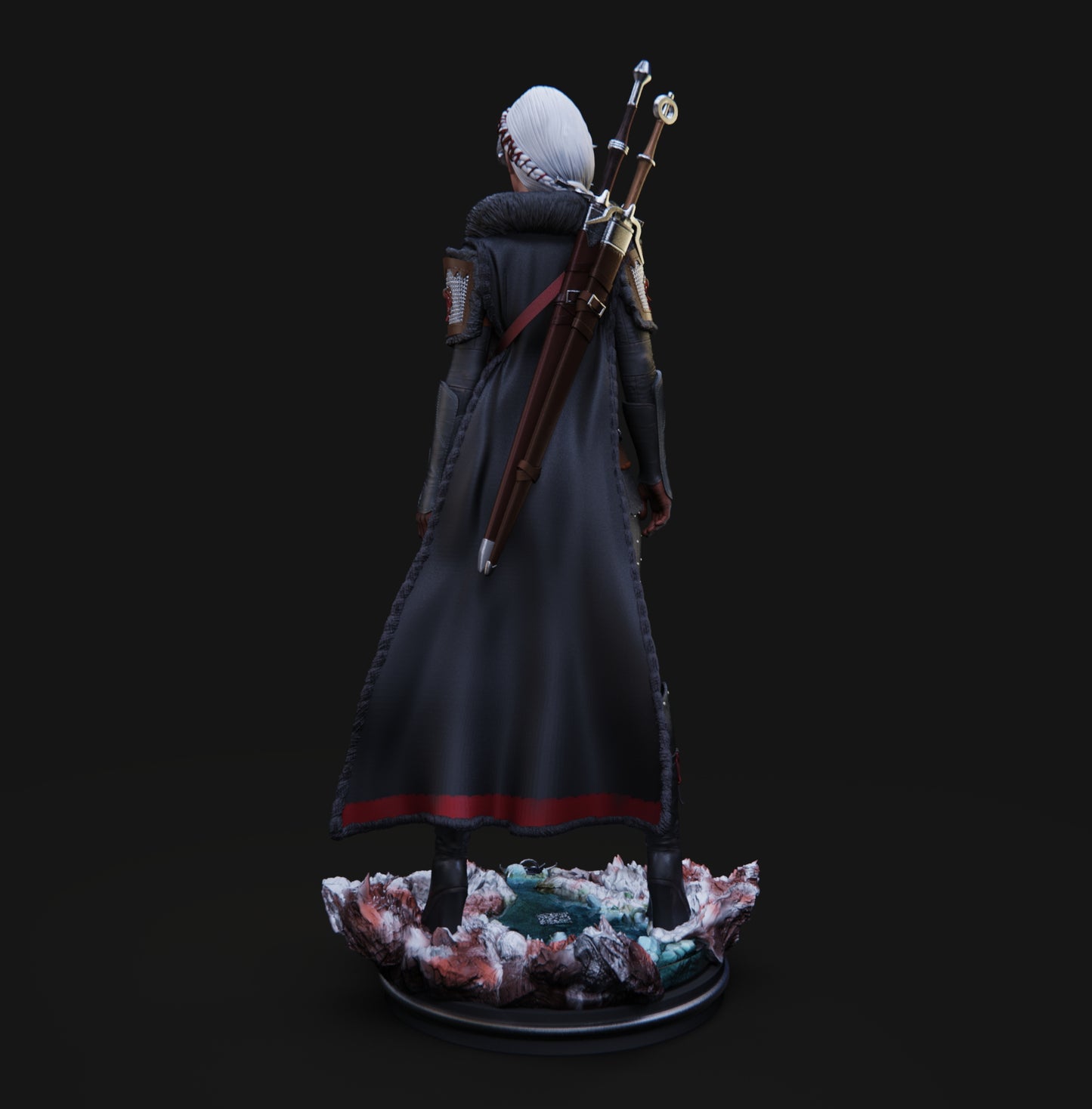 Ciri Statue 3D-Printed Kit