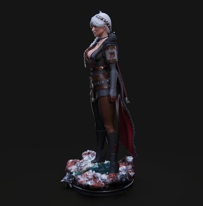 Ciri Statue 3D-Printed Kit