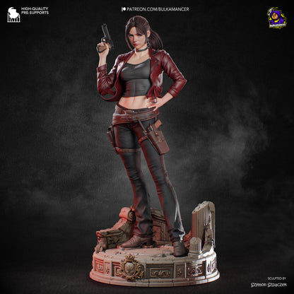 Claire Redfield Statue 3D-Printed Kit