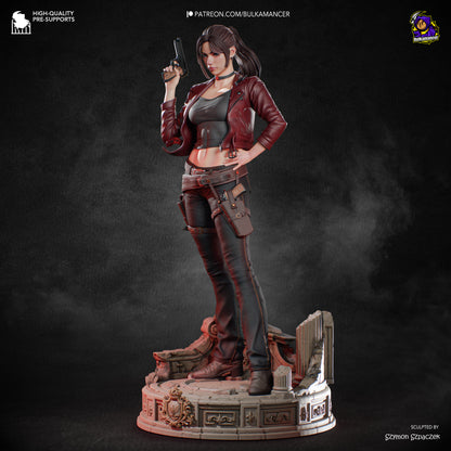 Claire Redfield Statue 3D-Printed Kit