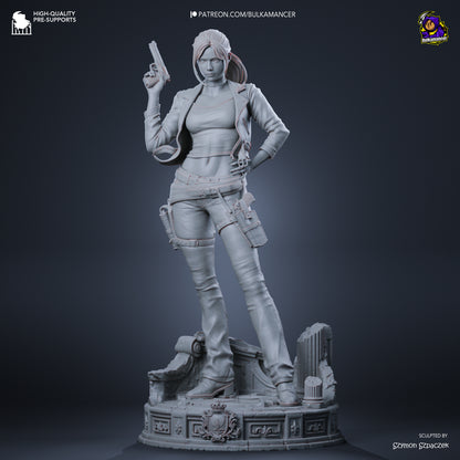 Claire Redfield Statue 3D-Printed Kit