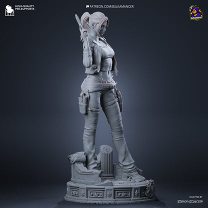 Claire Redfield Statue 3D-Printed Kit