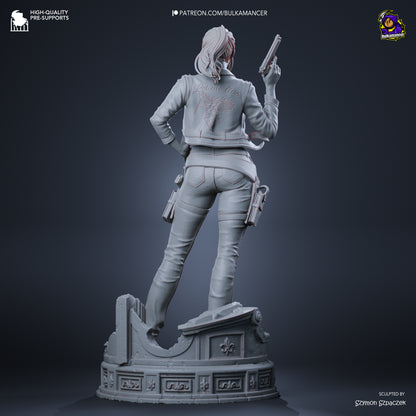Claire Redfield Statue 3D-Printed Kit