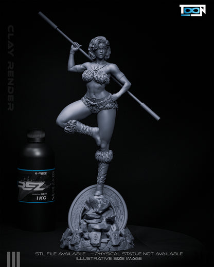 Princess Diana Statue 3D-Printed Kit
