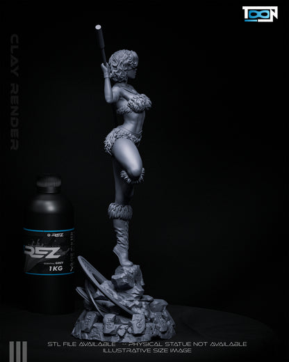Princess Diana Statue 3D-Printed Kit