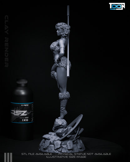 Princess Diana Statue 3D-Printed Kit