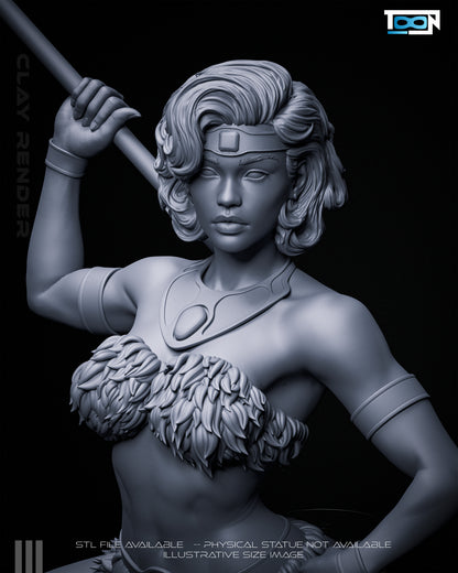 Princess Diana Statue 3D-Printed Kit