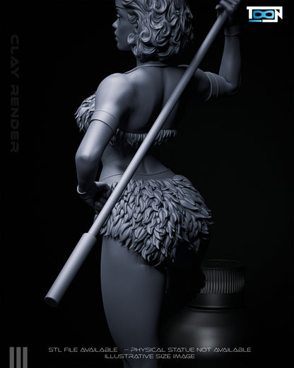 Princess Diana Statue 3D-Printed Kit