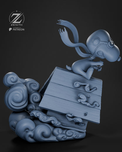 Snoopy Statue 3D-Printed Kit