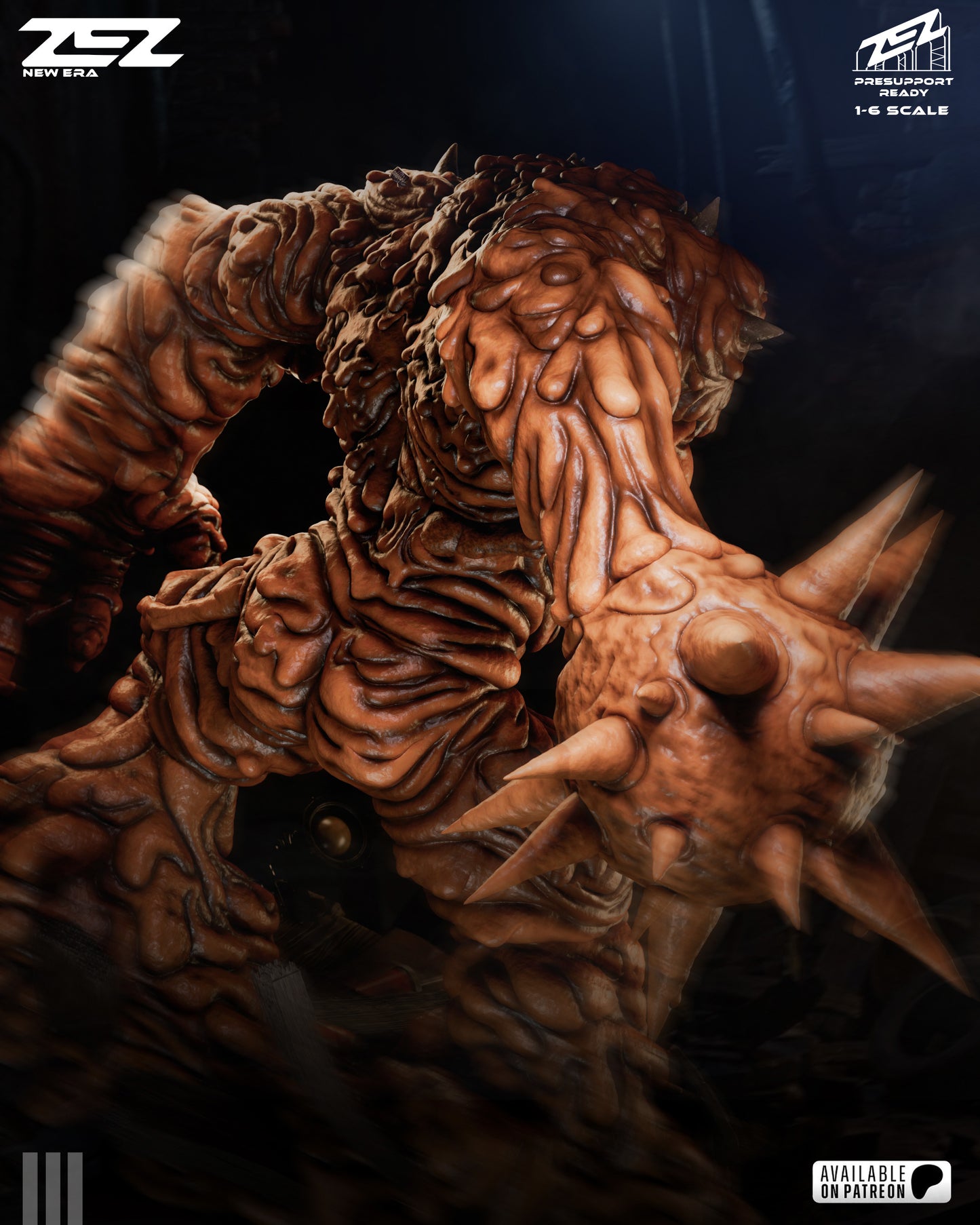 Clayface Statue 3D-Printed Kit