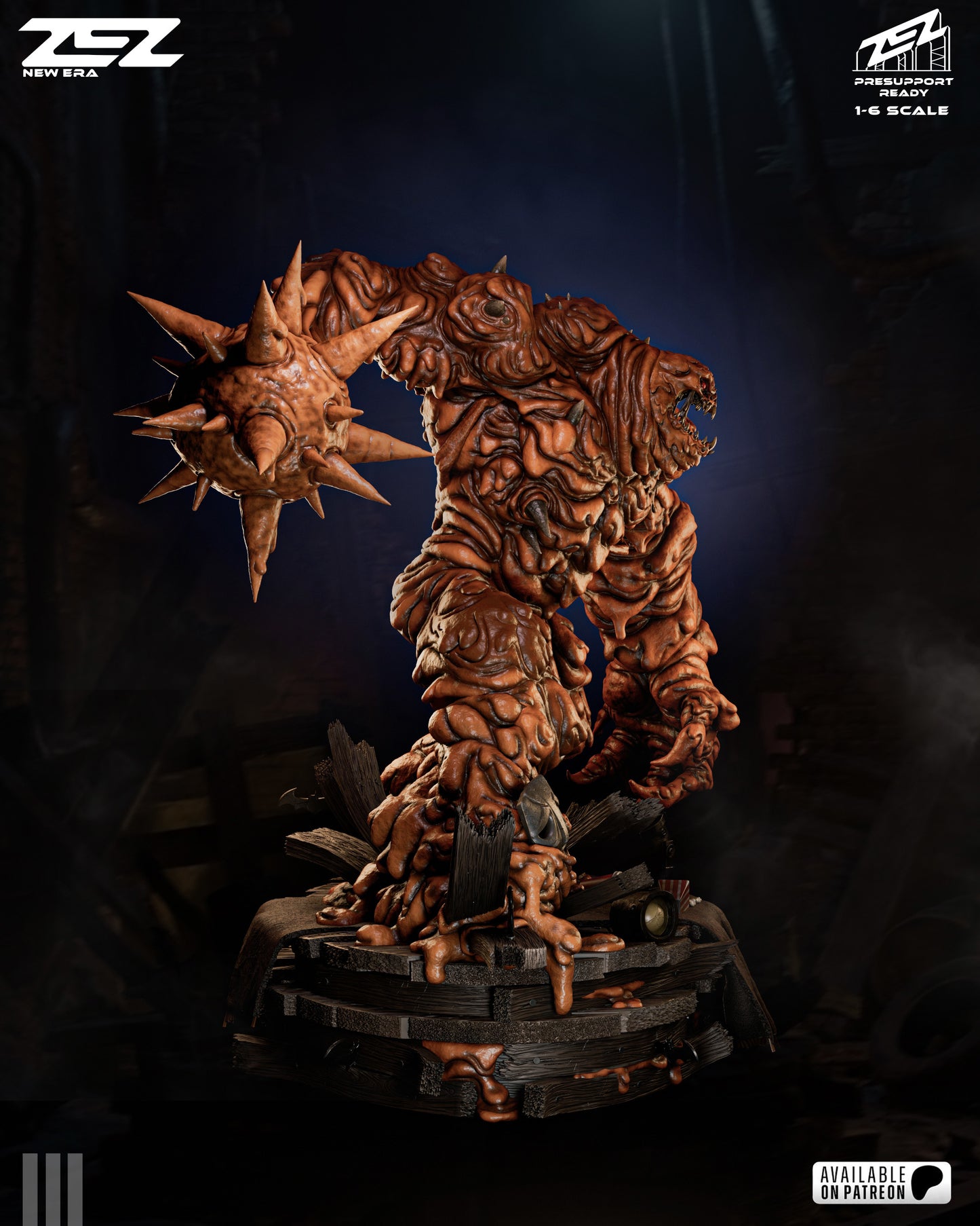 Clayface Statue 3D-Printed Kit