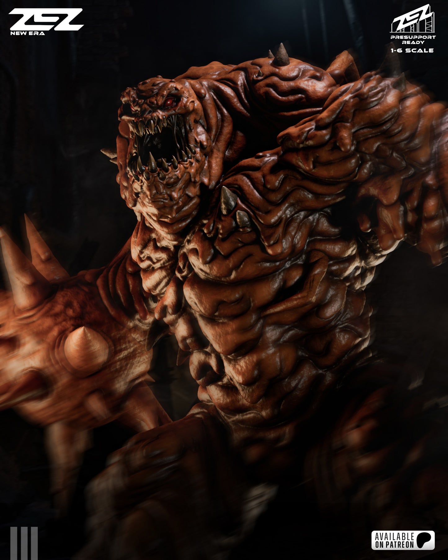 Clayface Statue 3D-Printed Kit