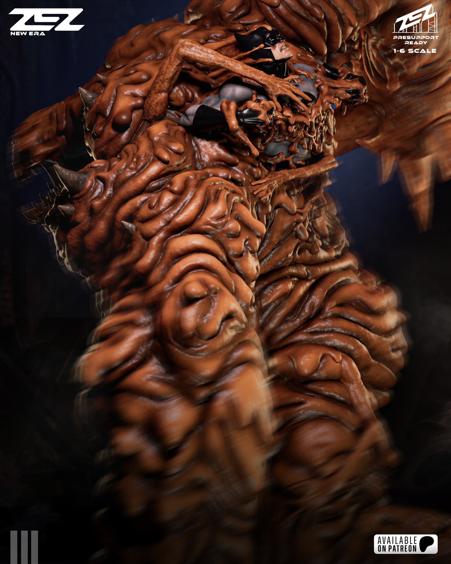 Clayface Statue 3D-Printed Kit