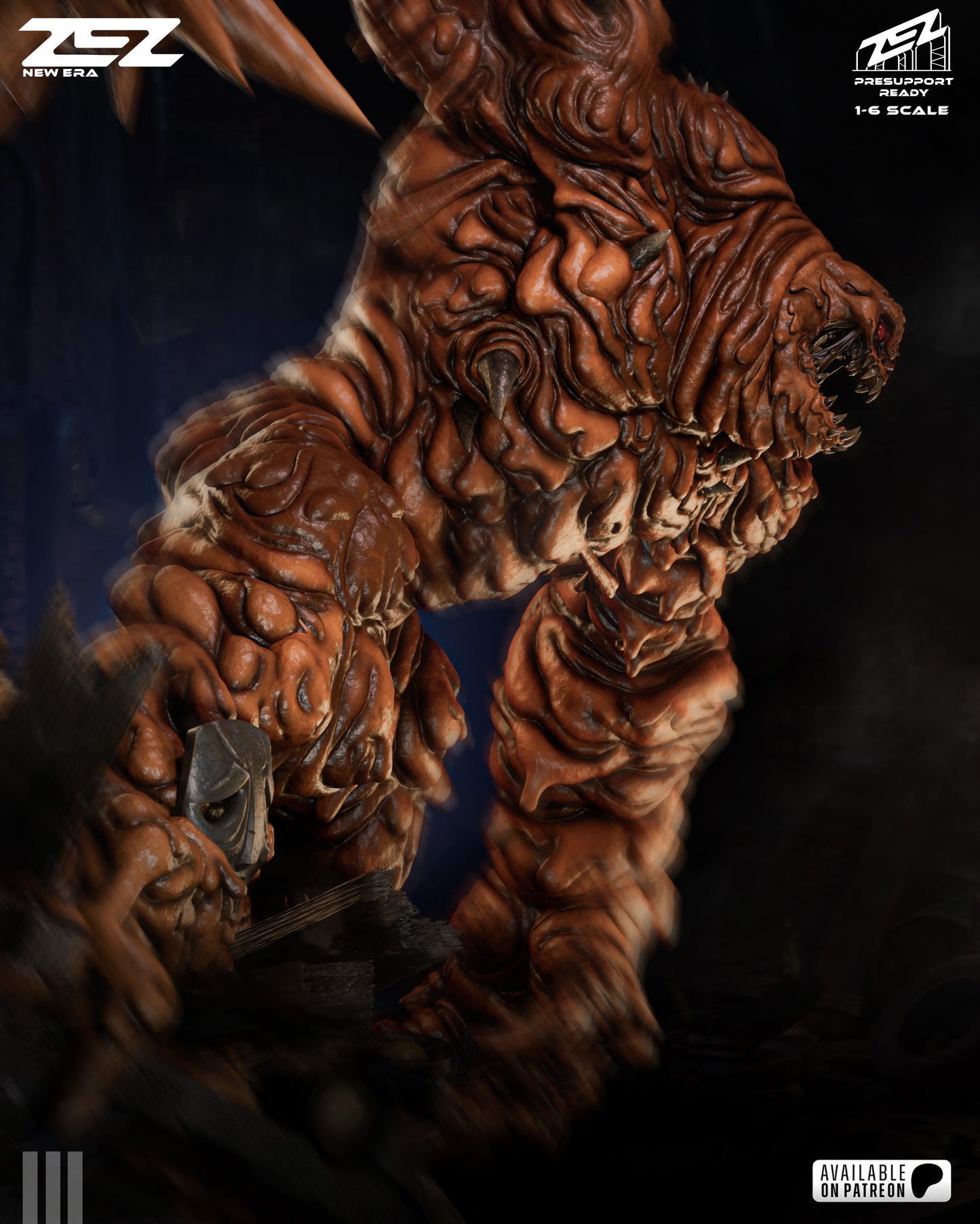 Clayface Statue 3D-Printed Kit