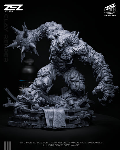 Clayface Statue 3D-Printed Kit