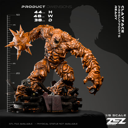 Clayface Statue 3D-Printed Kit