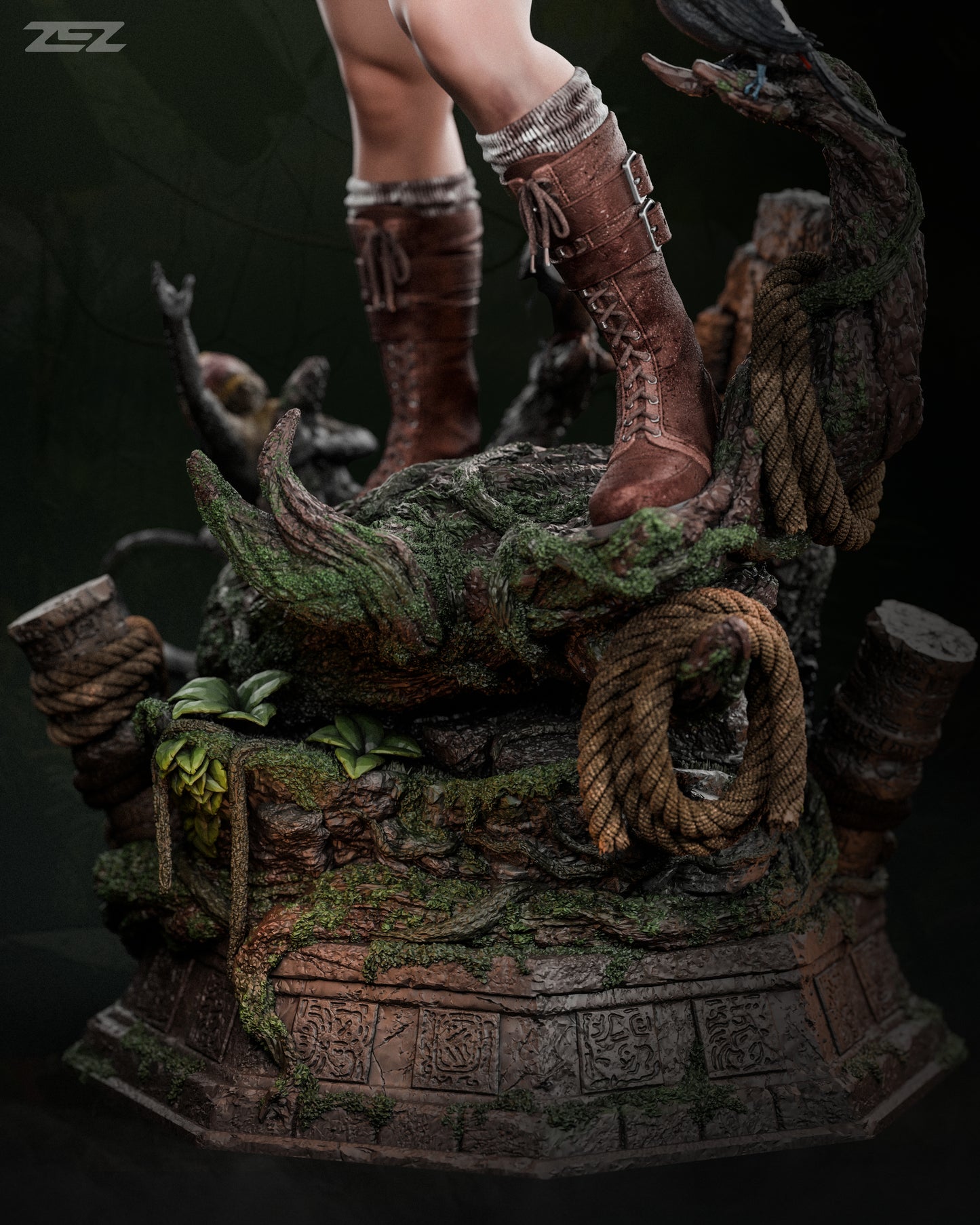 Lara Croft Statue
