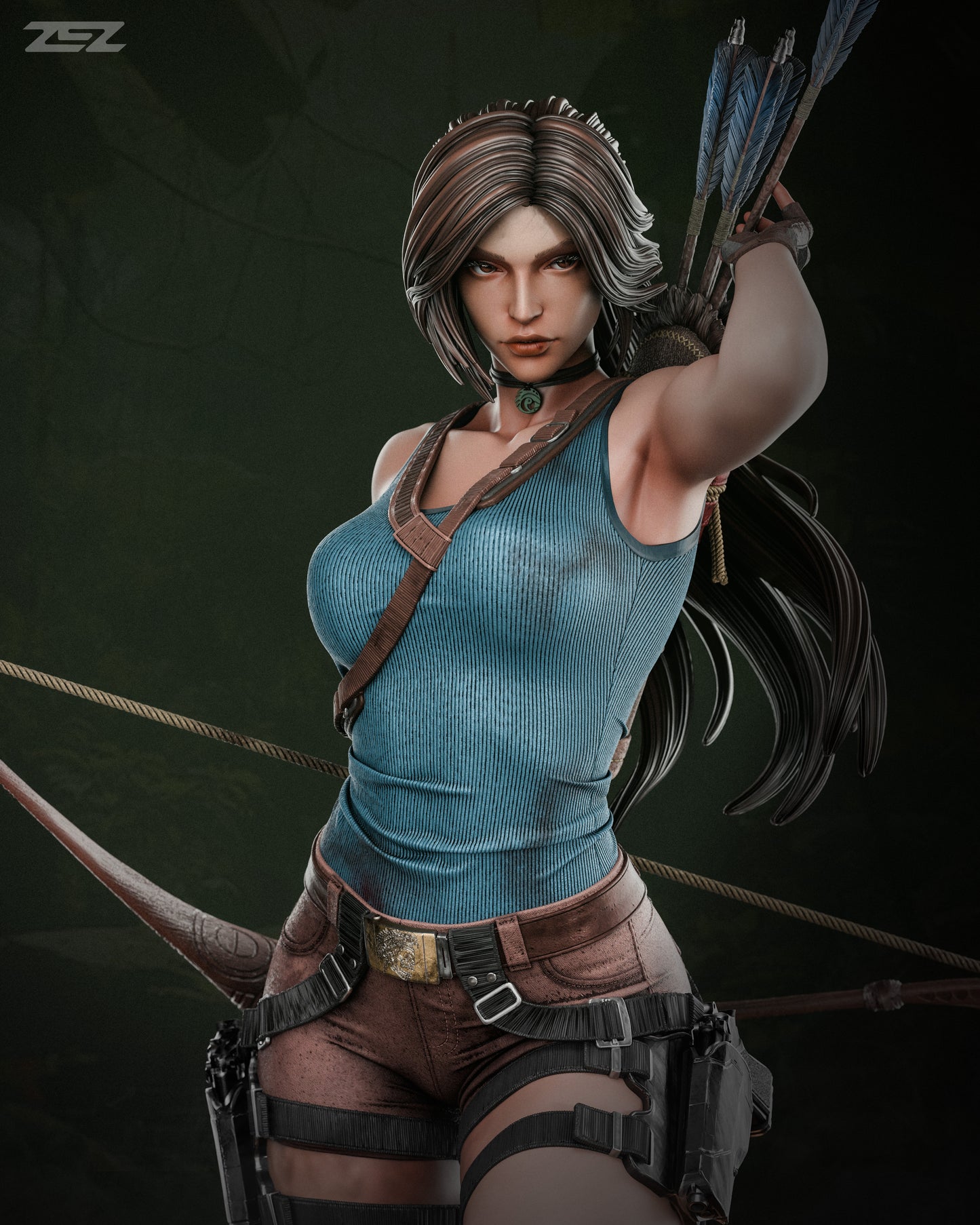 Lara Croft Statue