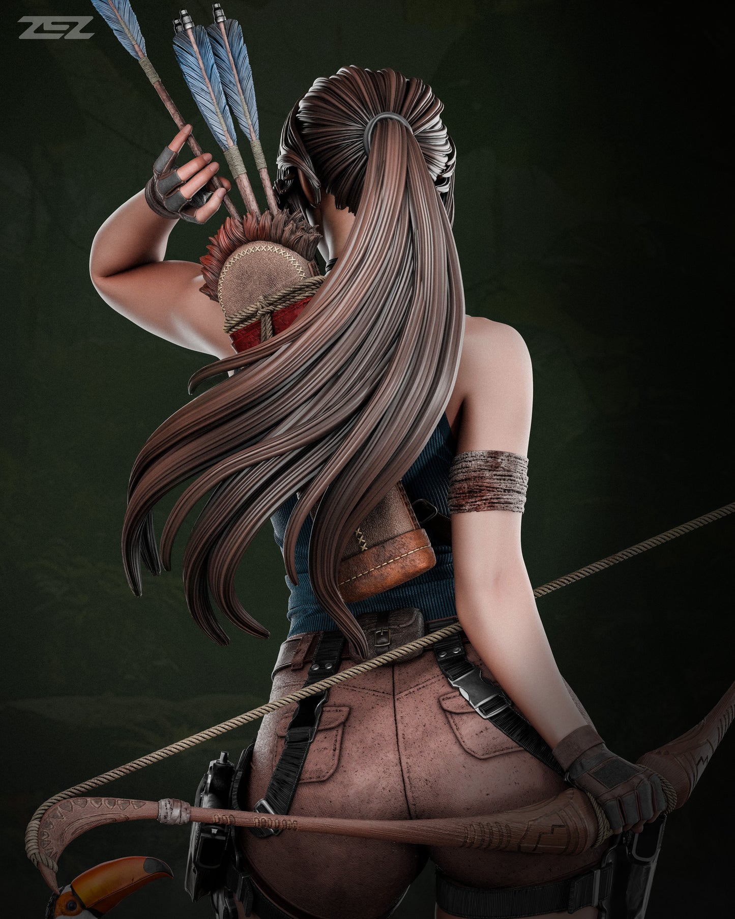 Lara Croft Statue