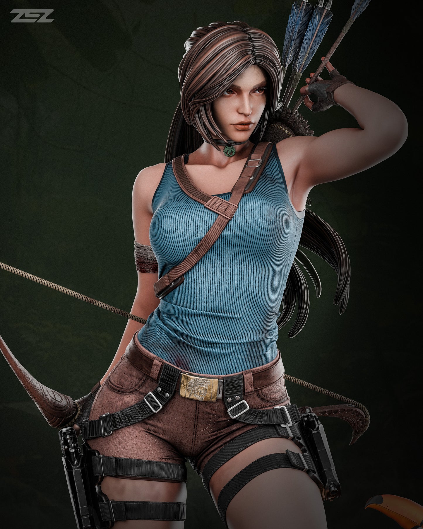 Lara Croft Statue