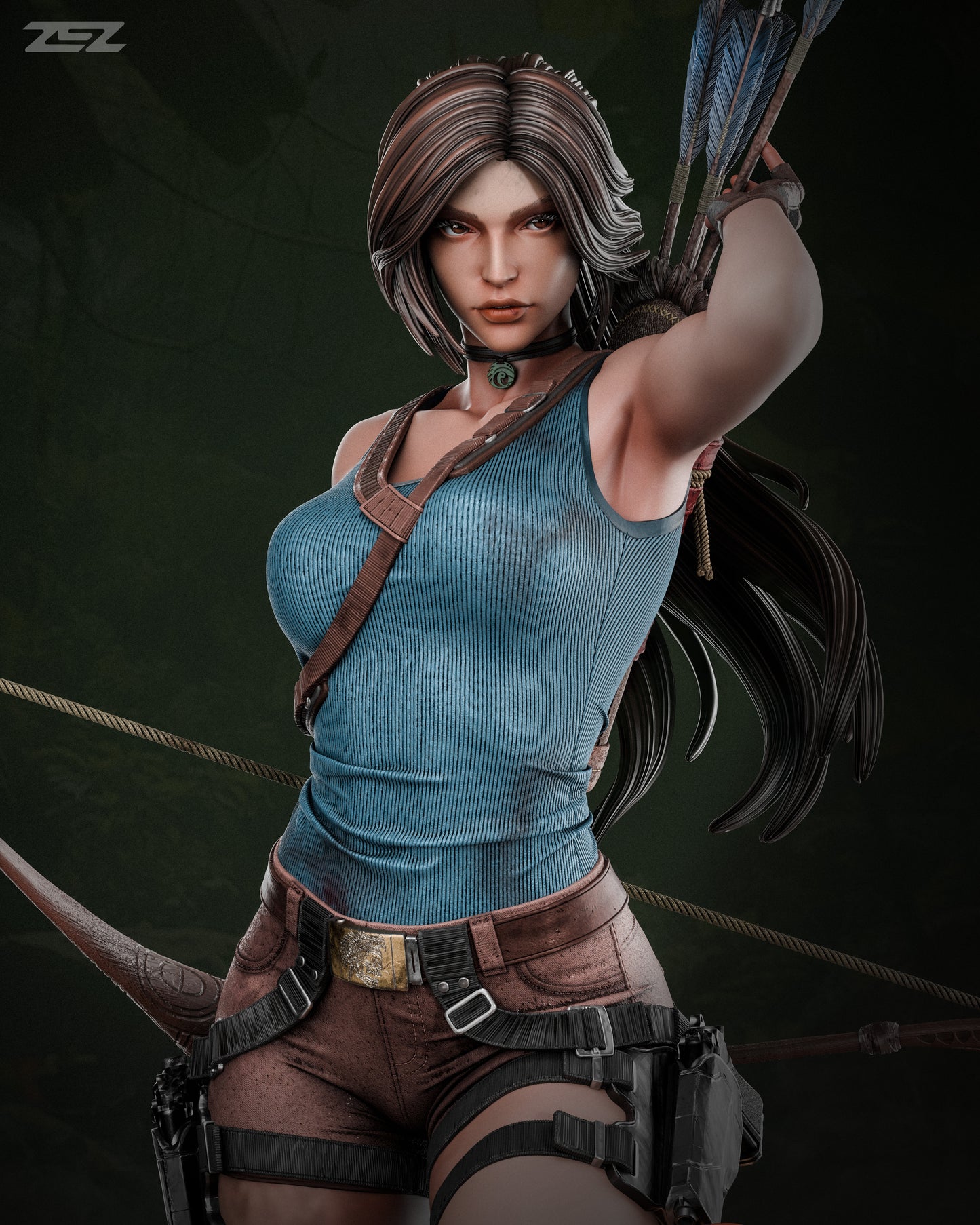 Lara Croft Statue