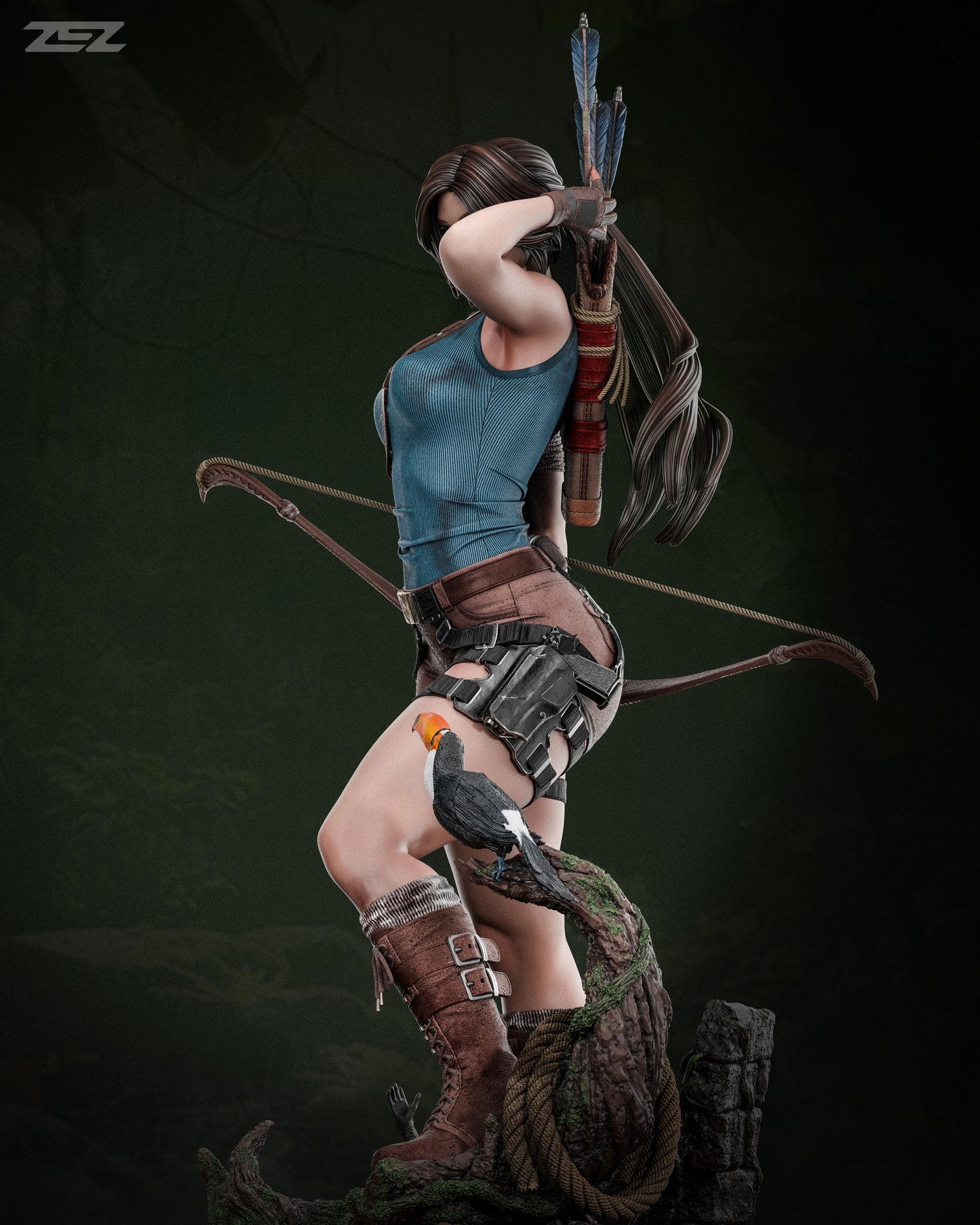 Lara Croft Statue