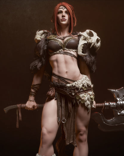 Barbarian Queen Statue