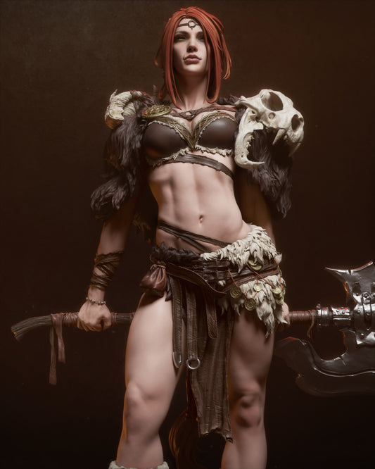 Barbarian Queen Statue