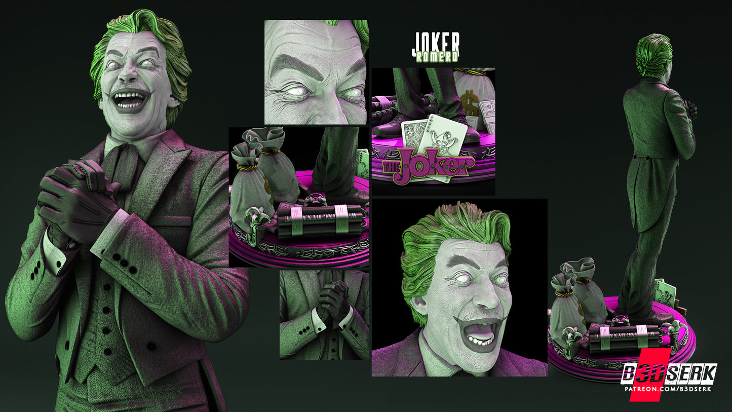 Joker Cesar Romero 60's Statue