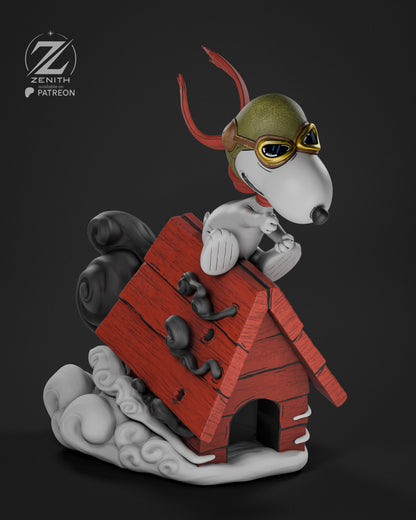 Snoopy Statue 3D-Printed Kit