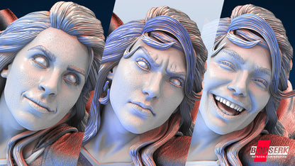 Super Girl Statue
