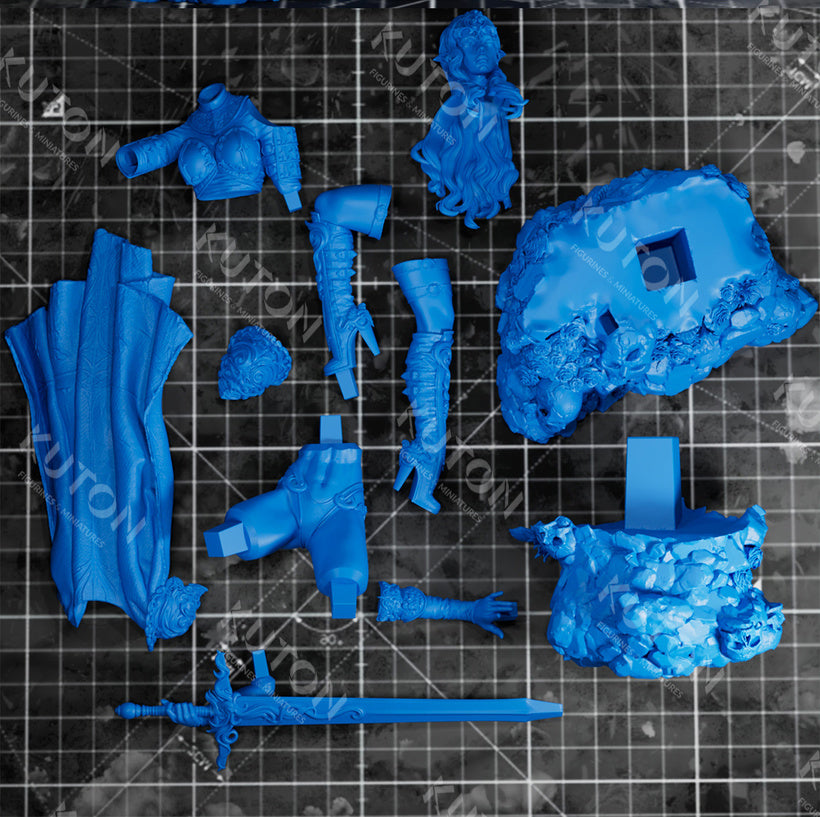 Kaelonor Statue 3D-Printed Kit