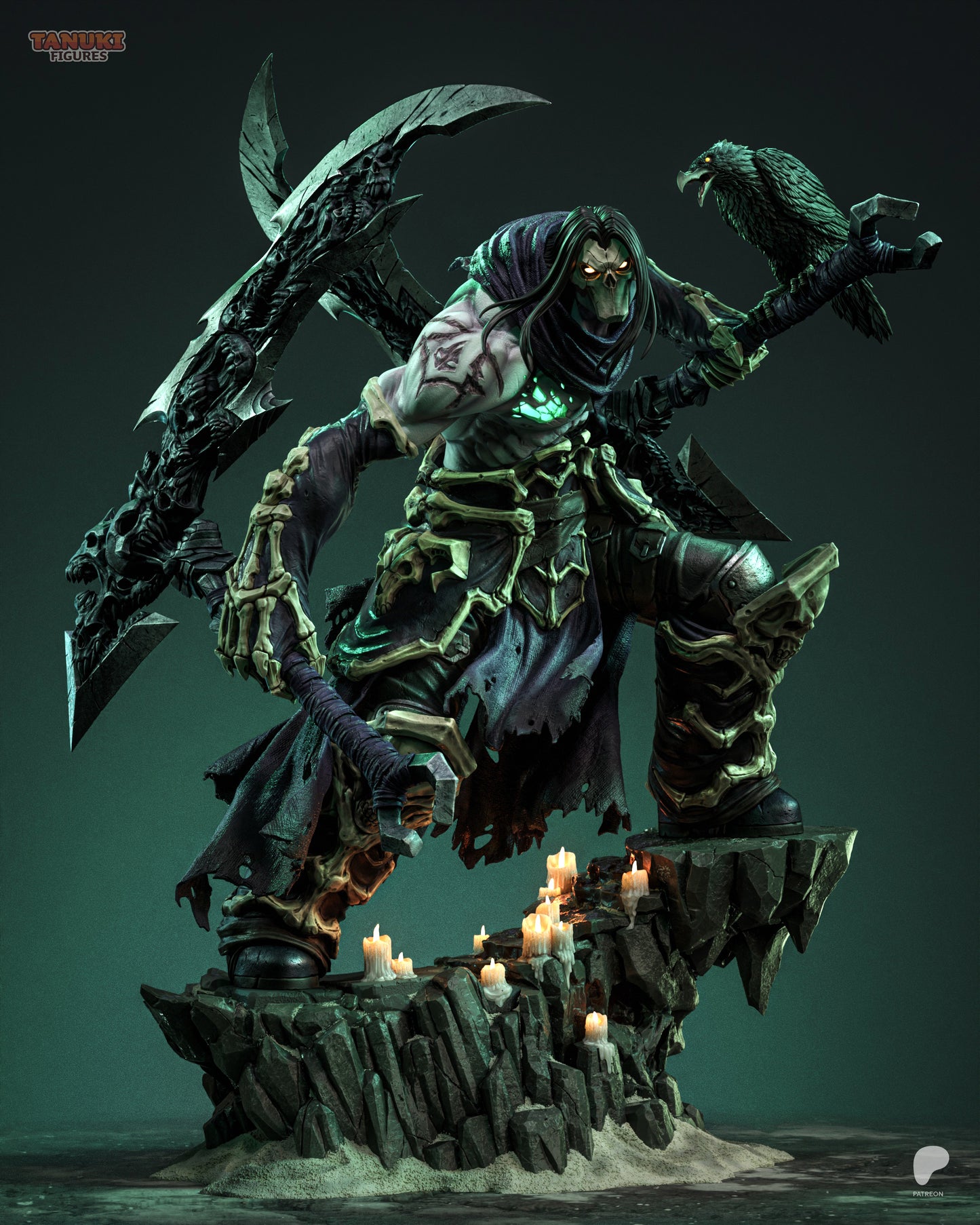 Death Statue 3D-Printed Kit