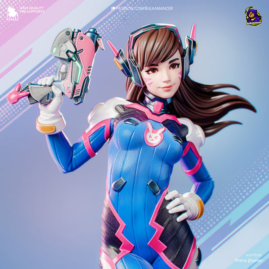 D.Va Statue 3D-Printed Kit