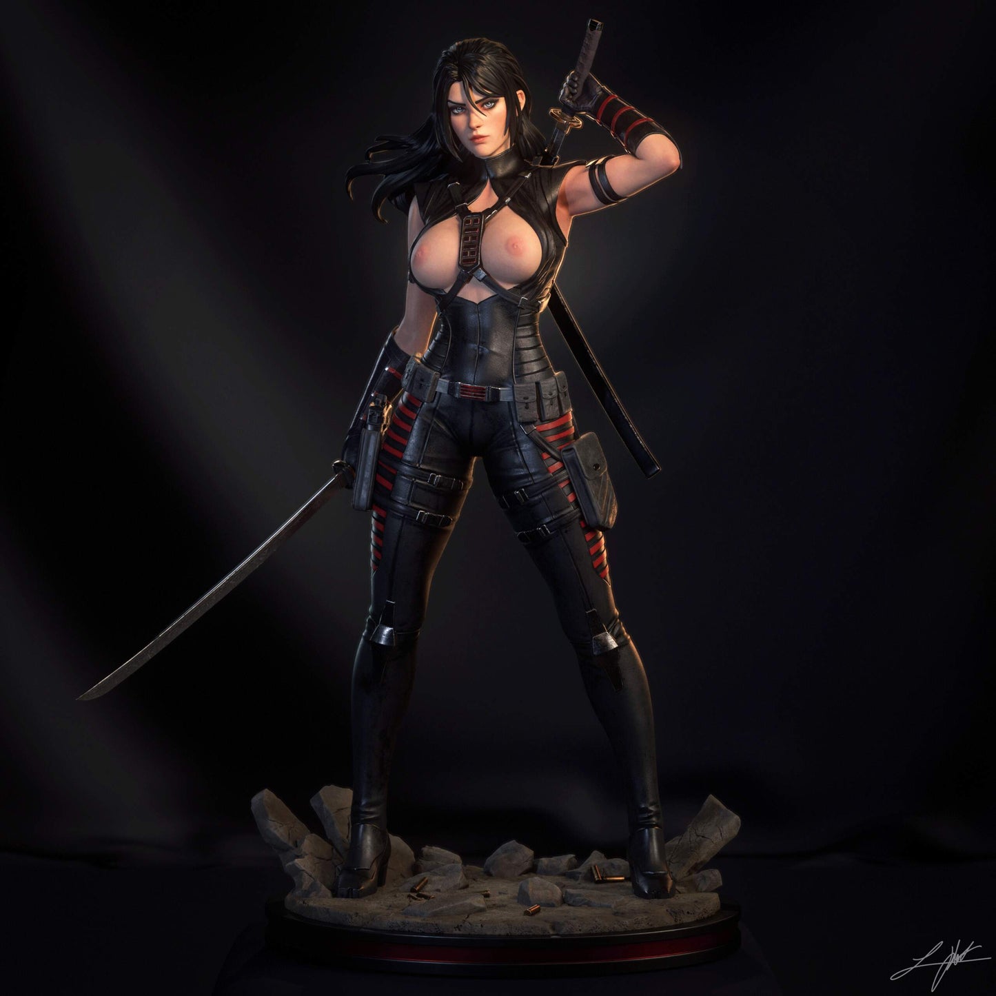Sake Eyes II Statue 3D-Printed Kit