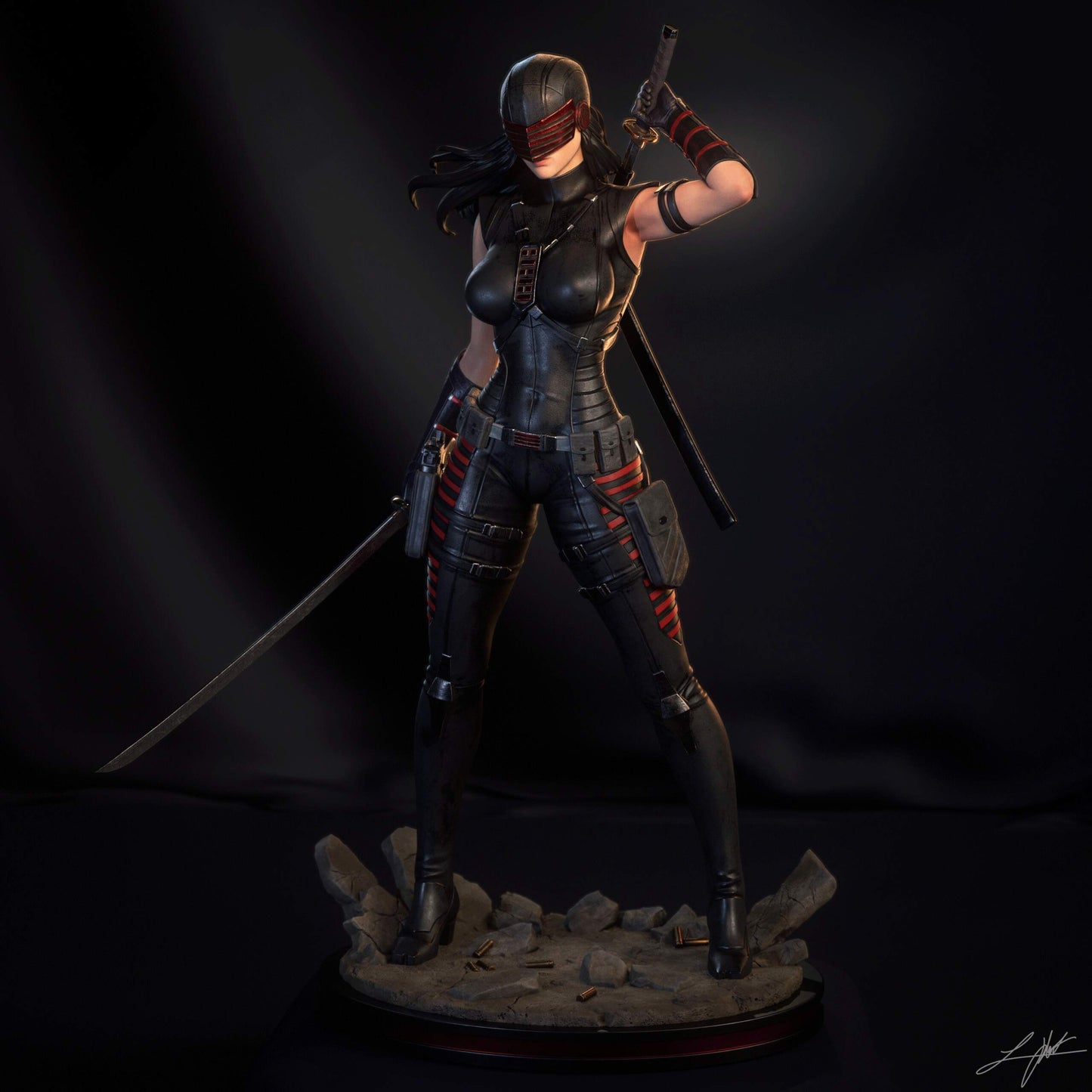 Sake Eyes II Statue 3D-Printed Kit