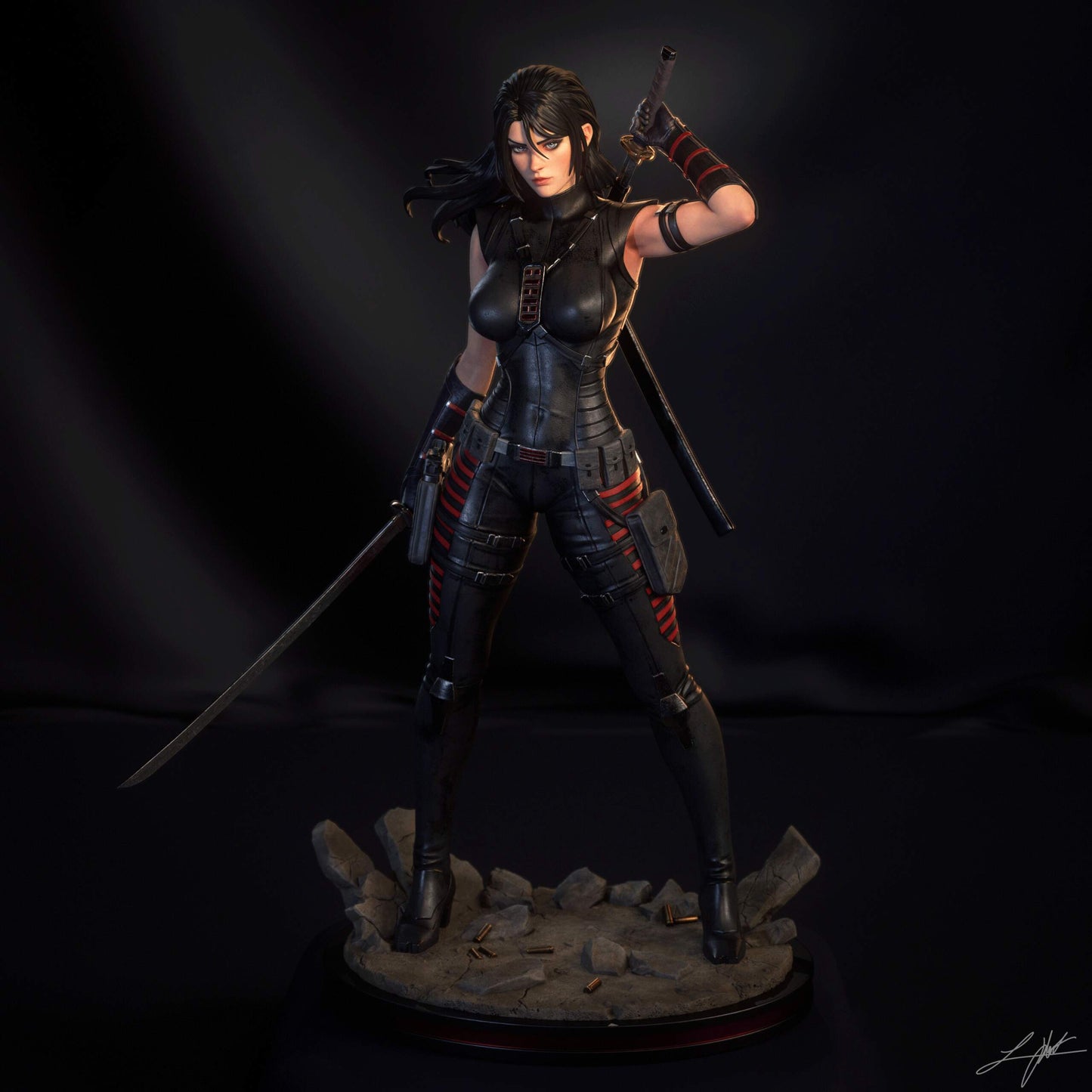 Sake Eyes II Statue 3D-Printed Kit