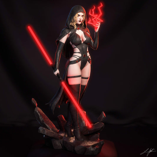 Darth Zannah Statue 3D-Printed Kit