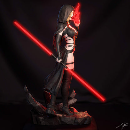 Darth Zannah Statue 3D-Printed Kit