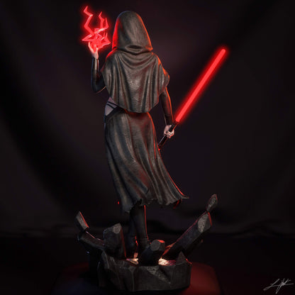 Darth Zannah Statue 3D-Printed Kit