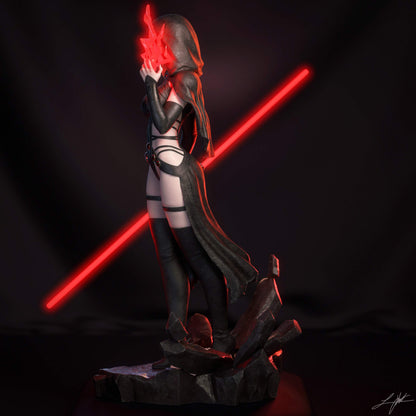 Darth Zannah Statue 3D-Printed Kit