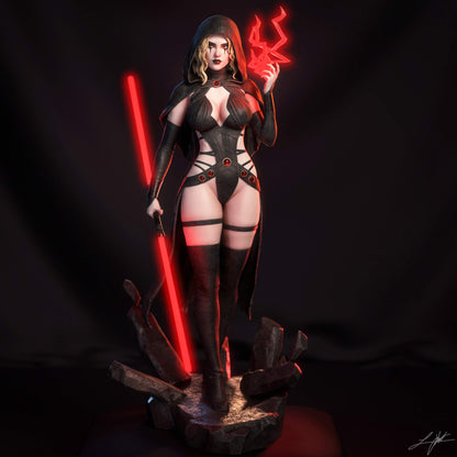 Darth Zannah Statue 3D-Printed Kit