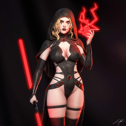 Darth Zannah Statue 3D-Printed Kit