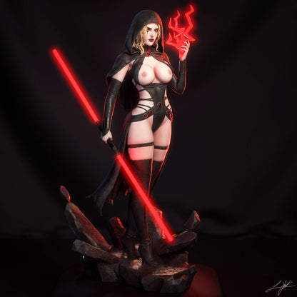 Darth Zannah Statue 3D-Printed Kit