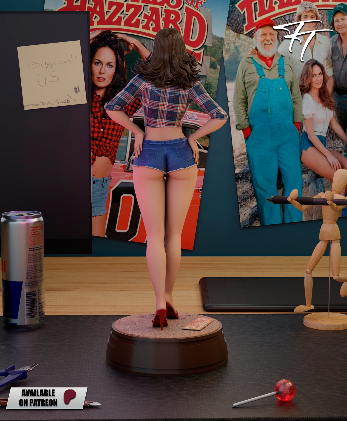 Daisy Duke Statue