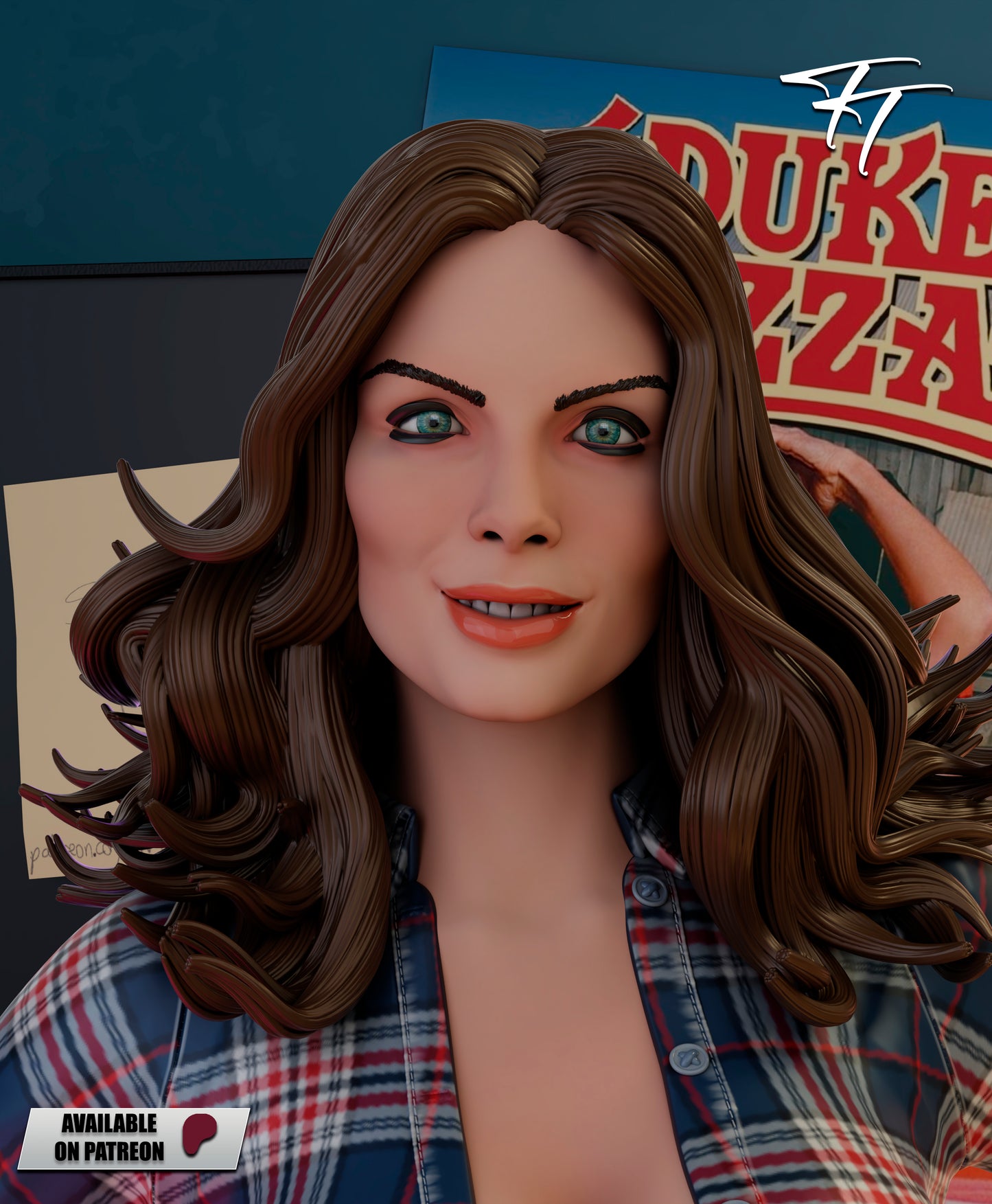 Daisy Duke Statue